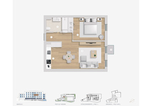 NEW 1 BEDROOM APARTMENT | PORTO ART SQUARE
